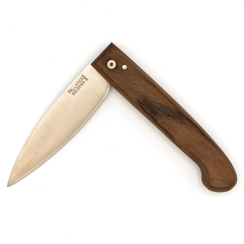 Pallares Solsona Pastor 9cm rvs klapmes palissander