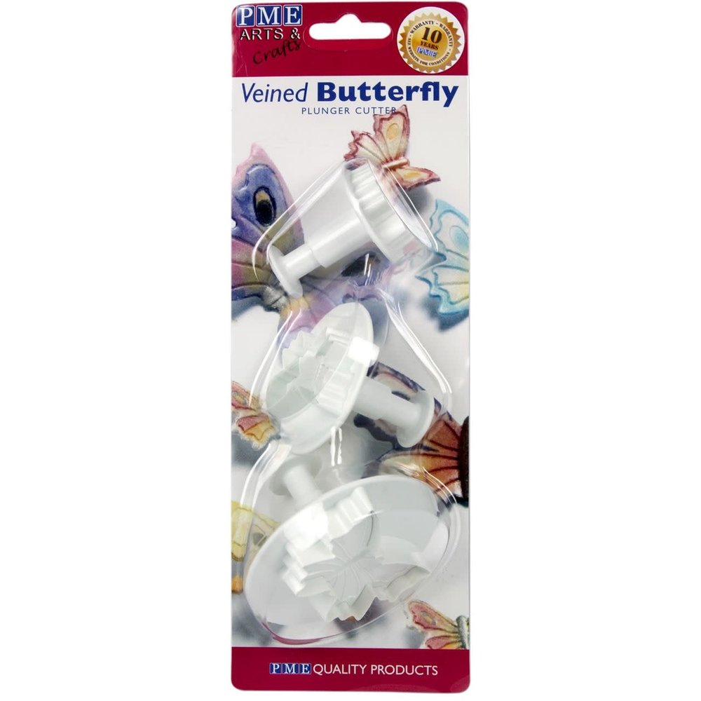 PME 3 fondant-stempels vlinder PME 3 fondant-stempels vlinder