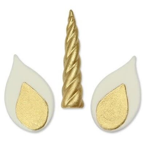 (Uitsteek)vormpjes voor fondant-eenhoorn met oortjes