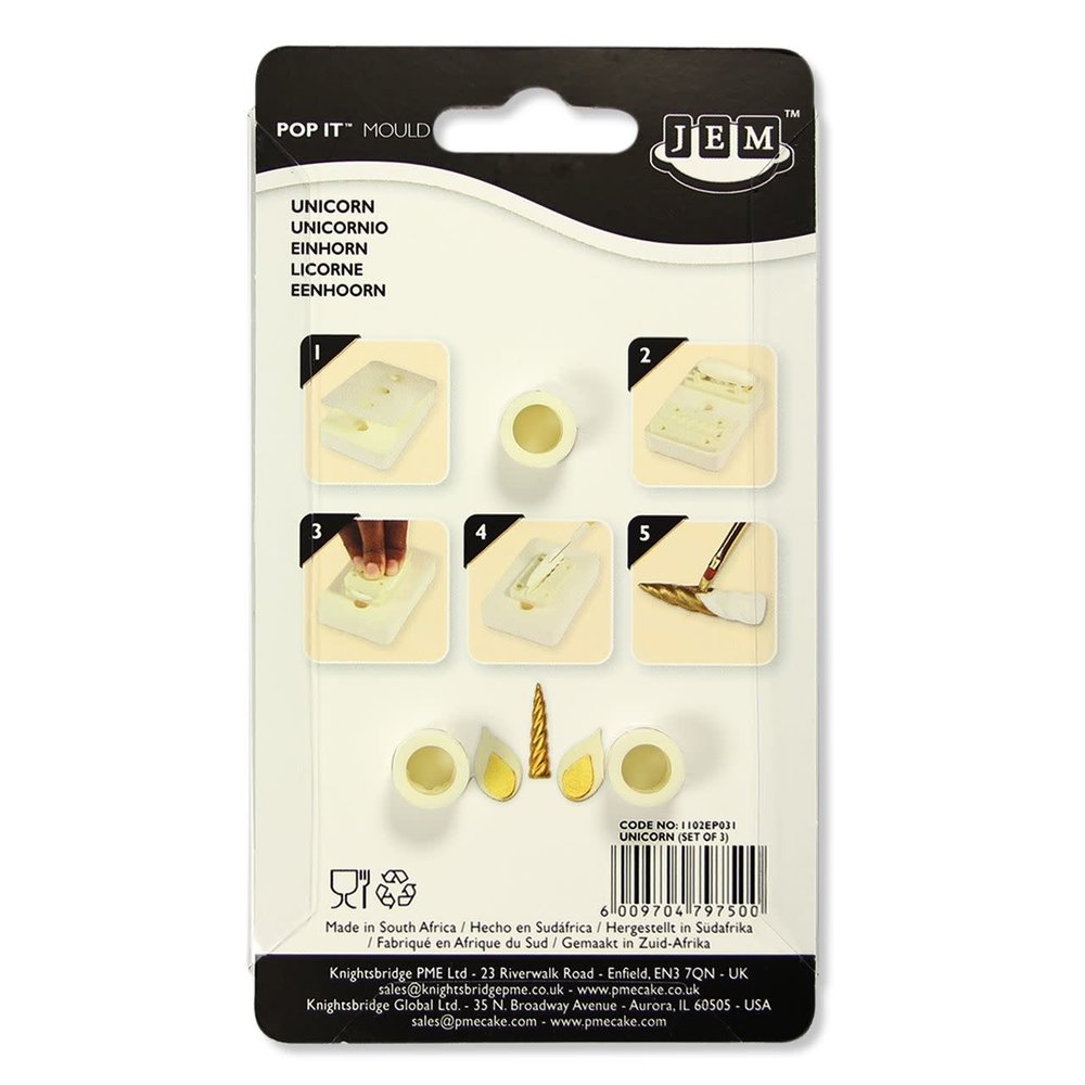 Unicorn fondant cutters Unicorn fondant cutters