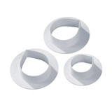 Martellato 3 fondant uitstekers roos Martellato 3 fondant uitstekers roos