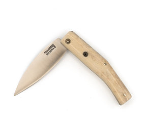 Pallares Solsona Busa pocket knife 8cm inox polished deer horn