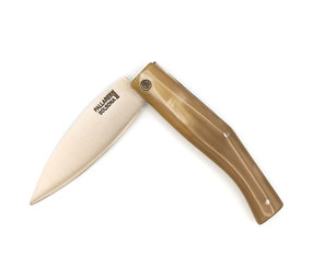 Pallares Solsona Busa pocket knife 8cm inox ox horn