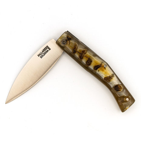 Pallares Solsona Busa stainless steel 8cm folding knife ram horn Pallares Solsona Busa stainless steel 8cm folding knife ram horn