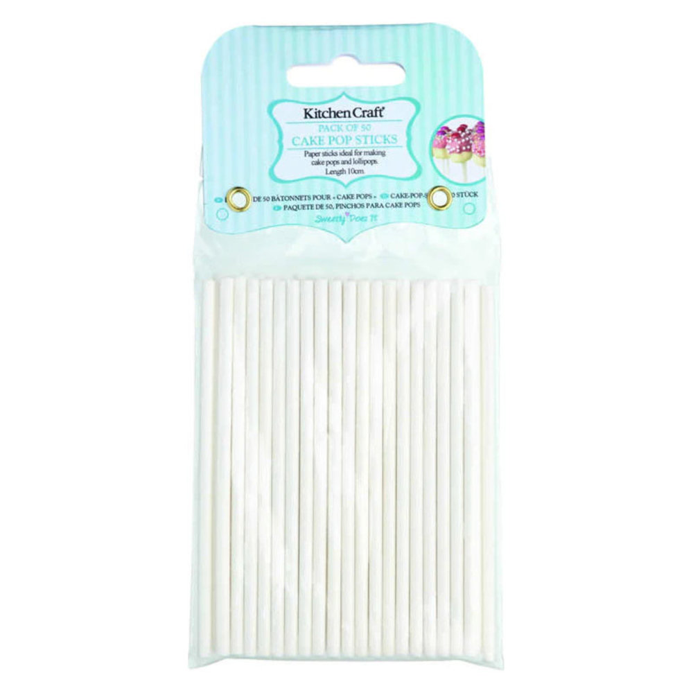 Lollystokjes 10cm voor cake pops, 50stuks Lollystokjes 10cm voor cake pops, 50stuks