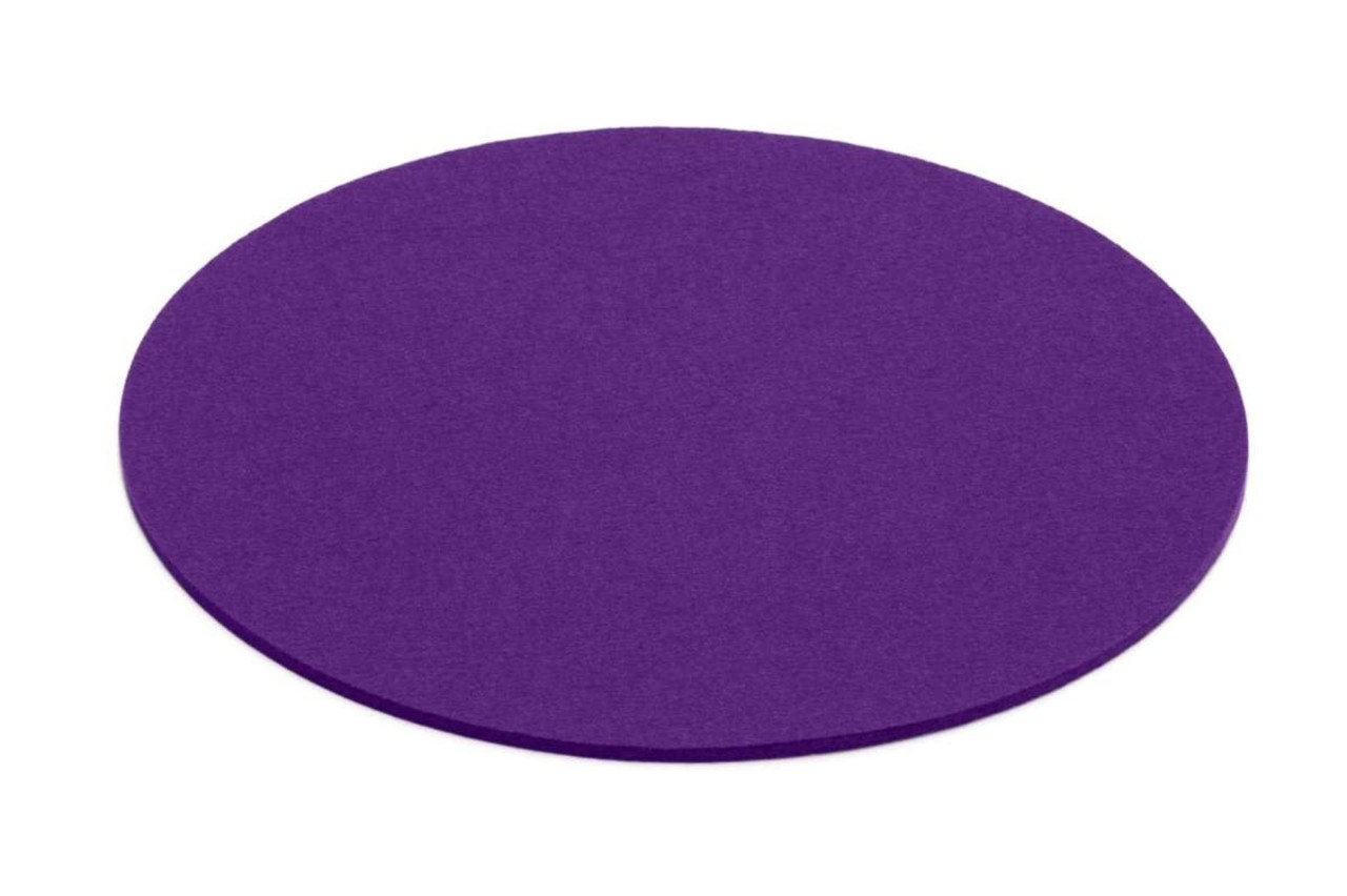 Hey-Sign Felt coaster 9cm "Violett"