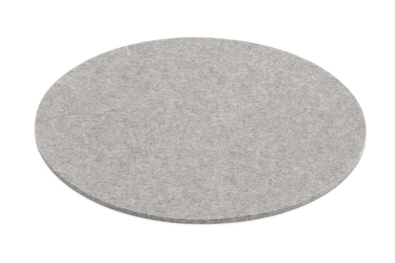 Hey-Sign Felt coaster 9cm "Hellmeliert"