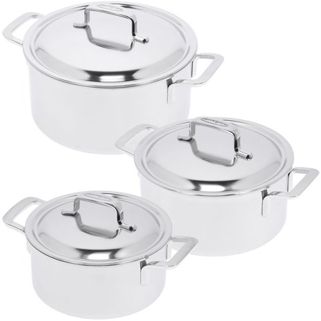Demeyere Intense 5 cookware set 18cm, 20cm, 24cm Demeyere Intense 5 cookware set 18cm, 20cm, 24cm