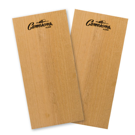 Camerons 2 alder wood grill boards