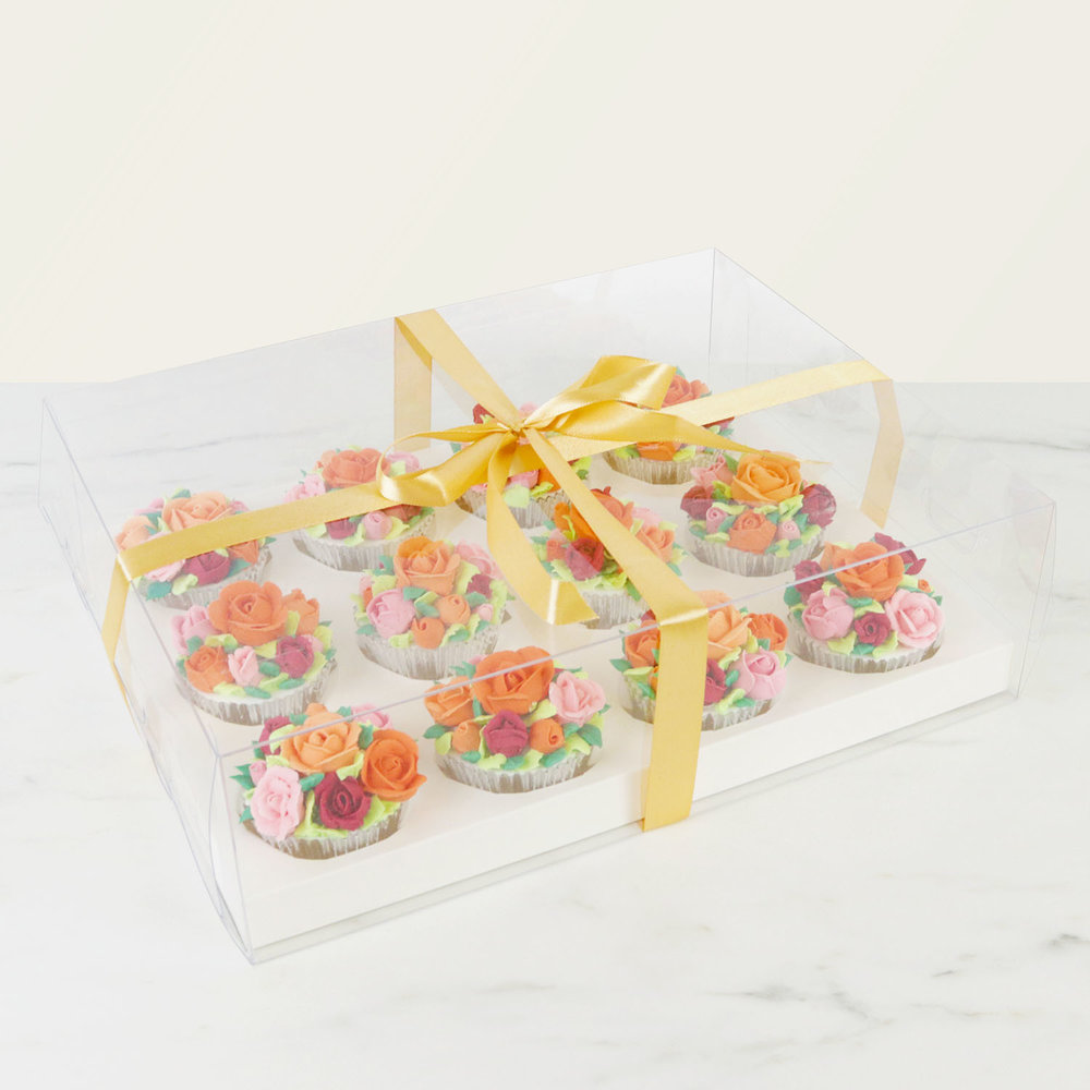 PME Cake box for 12 cupcakes (34x27x10cm) PME Cake box for 12 cupcakes (34x27x10cm)