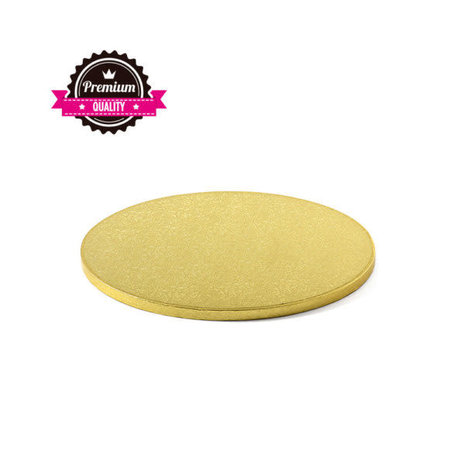 Decora 12mm cake drum 30cm gold
