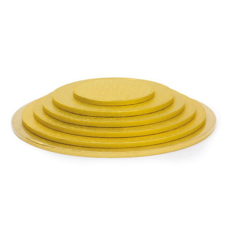 Decora Stevige ronde gouden taartdrum, 1,2 cm dik, ⌀26 cm Decora Stevige ronde gouden taartdrum, 1,2 cm dik, ⌀26 cm