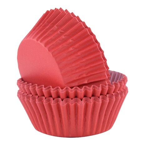 PME 60 red cupcake cases