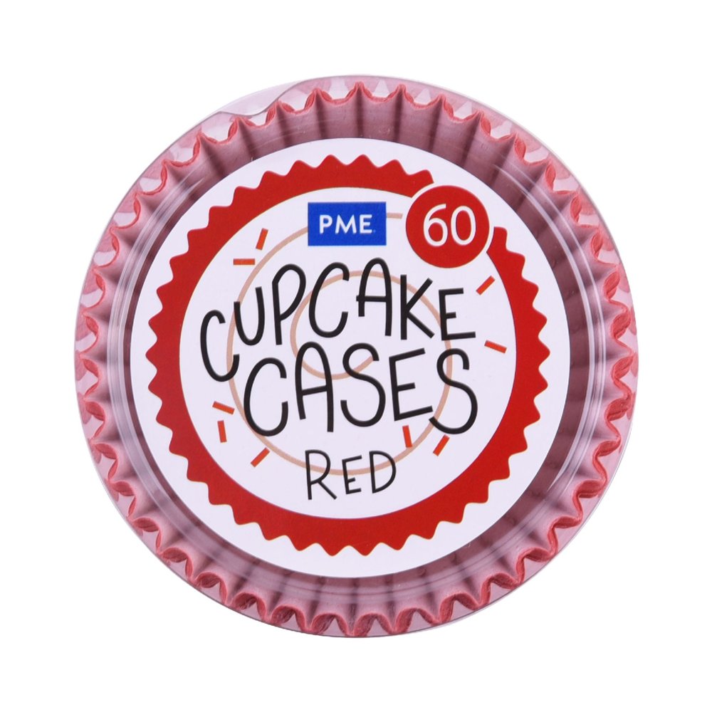 PME 60 red cupcake cases PME 60 red cupcake cases