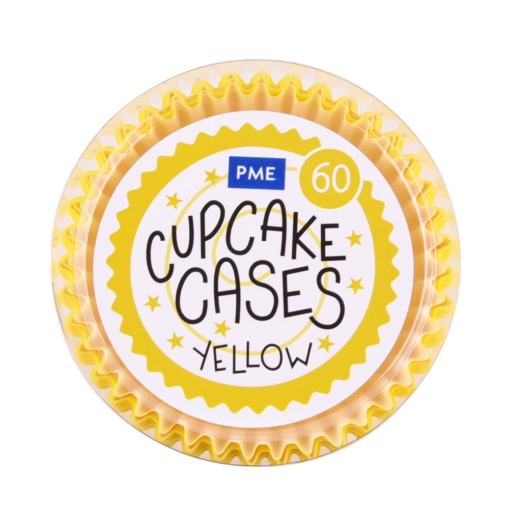 PME 60 yellow cupcake cases PME 60 yellow cupcake cases