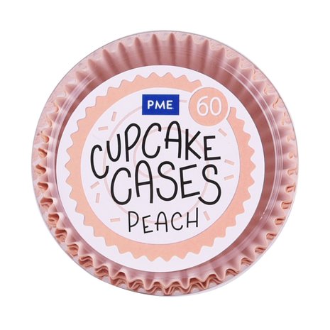 PME 60 peach cupcake cases