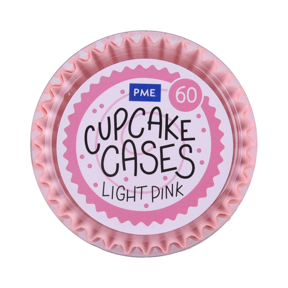 PME 60 light pink cupcake cases