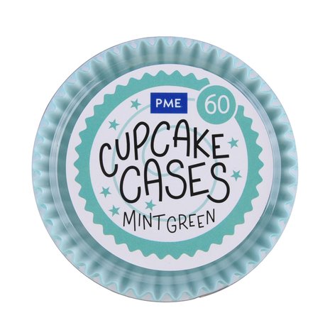 PME 60 mint cupcake cases