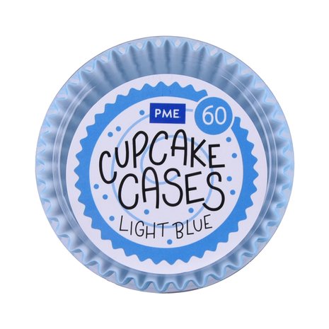 PME 60 light blue cupcake cases