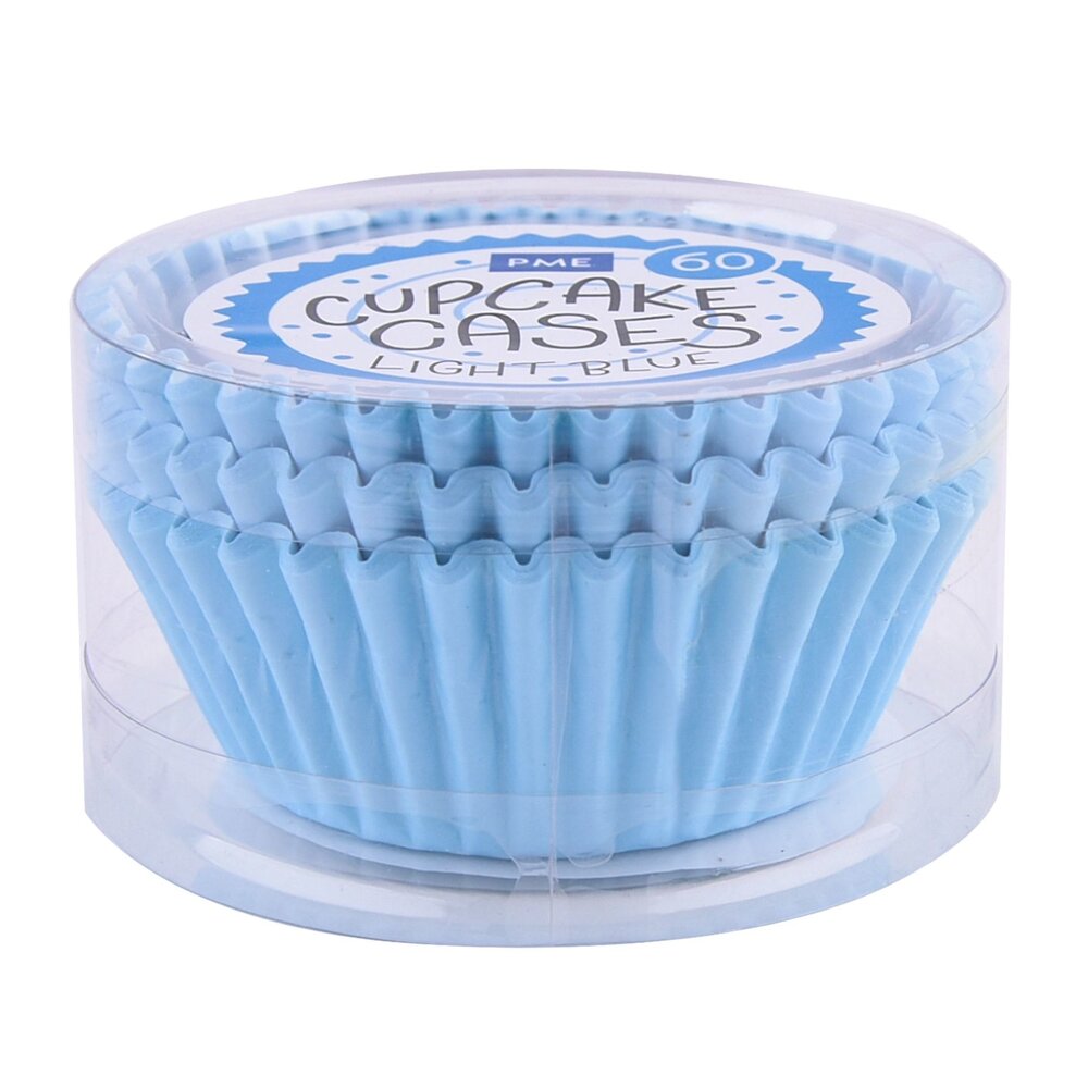 PME 60 light blue cupcake cases