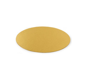 Decora Round cake board, gold, ⌀25 cm Decora Round cake board, gold, ⌀25 cm
