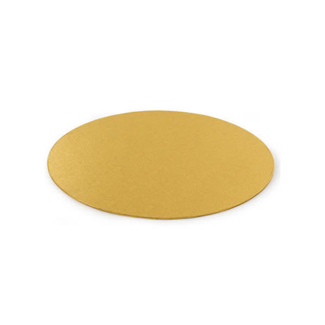 Decora Dunne ronde gouden taartkarton, 0,3 cm dik, ⌀25 cm Decora Dunne ronde gouden taartkarton, 0,3 cm dik, ⌀25 cm