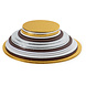 Decora Thin round gold cake board, 0.3 cm thick, ⌀25 cm Decora Thin round gold cake board, 0.3 cm thick, ⌀25 cm