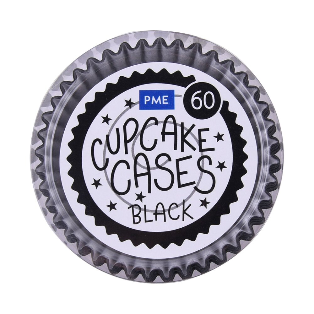 PME 60 black cupcake cases PME 60 black cupcake cases