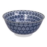 Tokyo Design Studio Blue/White Bowl 15x7cm 550ml