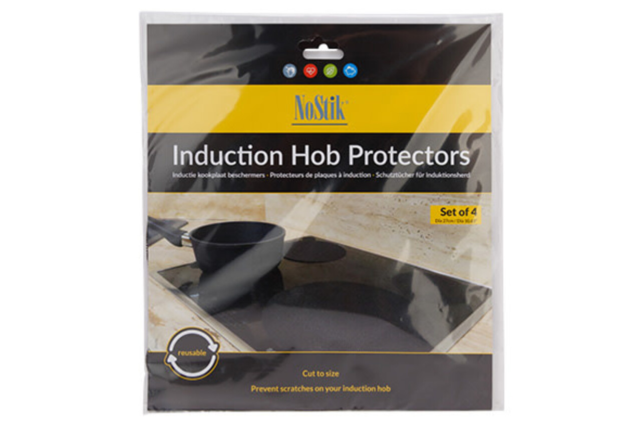 Nostik Set of 4 induction hob protectors