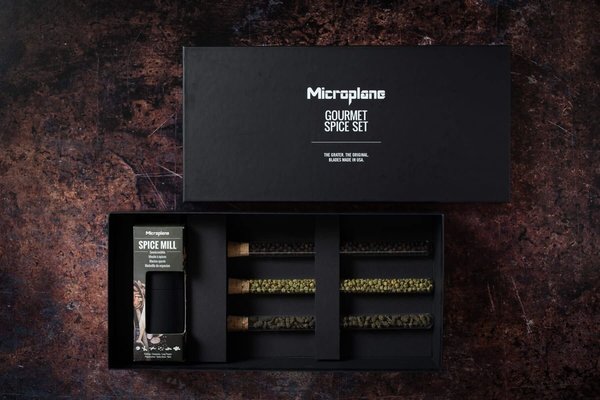 Microplane Spice grinder with 3 types of chili Microplane Spice grinder with 3 types of chili