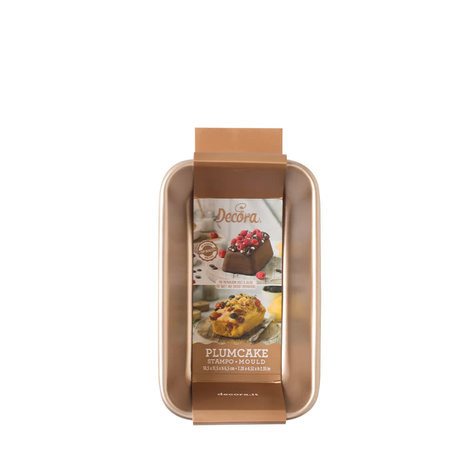 Decora GoldLine cakevorm 18x11x7cm met antikleeflaag /6