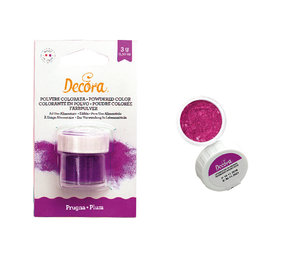 Decora Kleurpoeder metallic pruim 3g Decora Kleurpoeder metallic pruim 3g