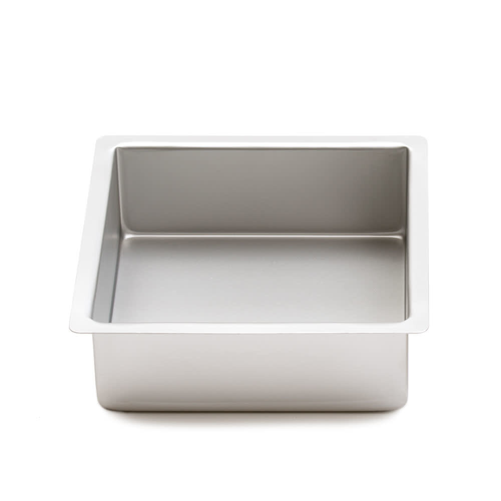 Decora Seamless anodized aluminum professional square cake pan, 20 x 20 x 7.5 cm