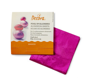 Decora Chocolate wrapping foil, magenta Decora Chocolate wrapping foil, magenta