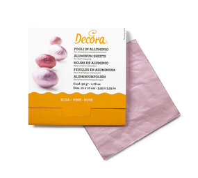 Decora Chocolate wrapping foil, pink Decora Chocolate wrapping foil, pink