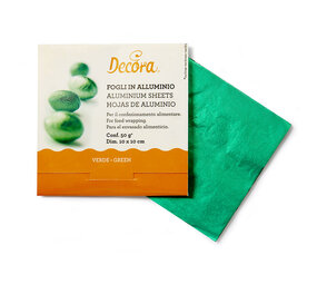 Decora Inpakfolie voor bonbons, groen Decora Inpakfolie voor bonbons, groen