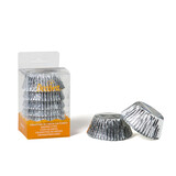 Decora Cupcakevormpjes metallic zilver 50x32mm, 60st  /12