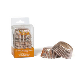 Decora Paper muffin cases, rose gold, 60 pieces