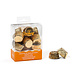 Decora Gold paper bonbon cases, ⌀27 x 17 mm, 180 pieces