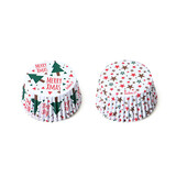 Decora Paper muffin cases, Christmas trees and stars, 36 pieces