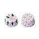 Decora Kerstbomen en sterren papieren muffinvormpjes, ⌀50 x 32 mm, 36 stuks