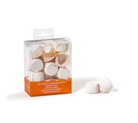 Decora Paper bonbon cases, white, 200 pieces