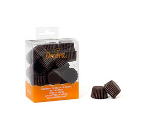 Decora 200 brown mini cake cups Decora 200 brown mini cake cups