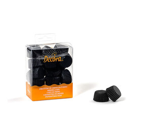 Decora 200 black mini cake cups Decora 200 black mini cake cups