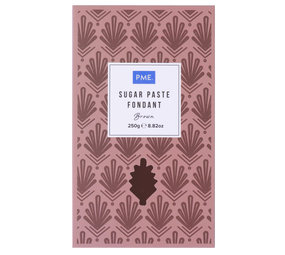 PME Fondant Brown 250g PME Fondant Brown 250g