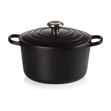 Le Creuset Braadpan 24cm hoog mat zwart