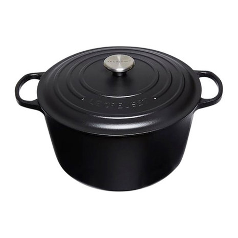 Le Creuset Braadpan 24cm hoog mat zwart