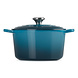 Le Creuset Braadpan 24cm hoog deep teal Le Creuset Braadpan 24cm hoog deep teal