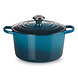 Le Creuset Braadpan 24cm hoog deep teal Le Creuset Braadpan 24cm hoog deep teal